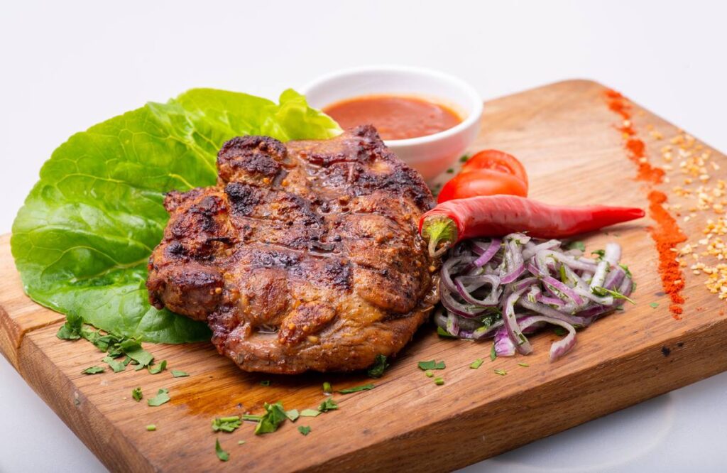 Grillowany kurczak z warzywami